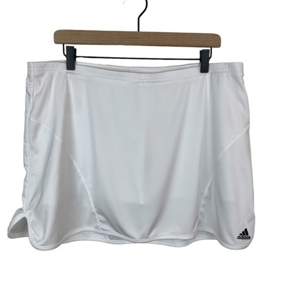 Adidas Climalite Tennis Skort Golf Skirt White Women's Size XL